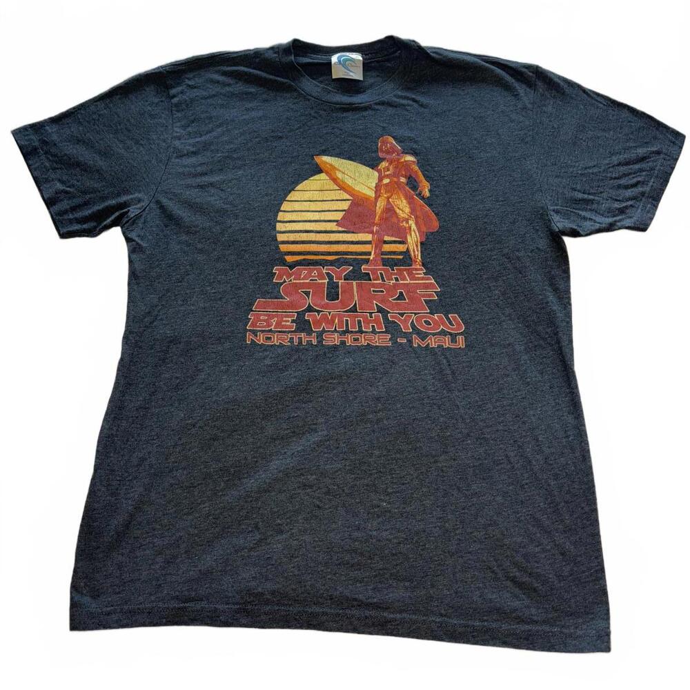 Star Wars 'May The Surf Be With You' TShirt North Shore Maui